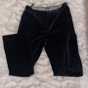 GAP Black Velvet Trousers